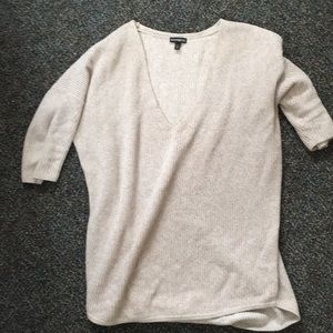 Cream colored loose sweater